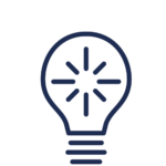 ikon av en glödlampa